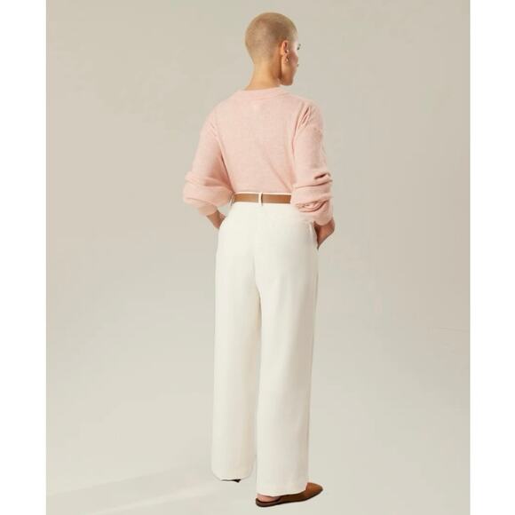 Toulair No.1 / the Vritti Trouser White Relaxed Trouser Womens size 29 - Picture 2 of 9